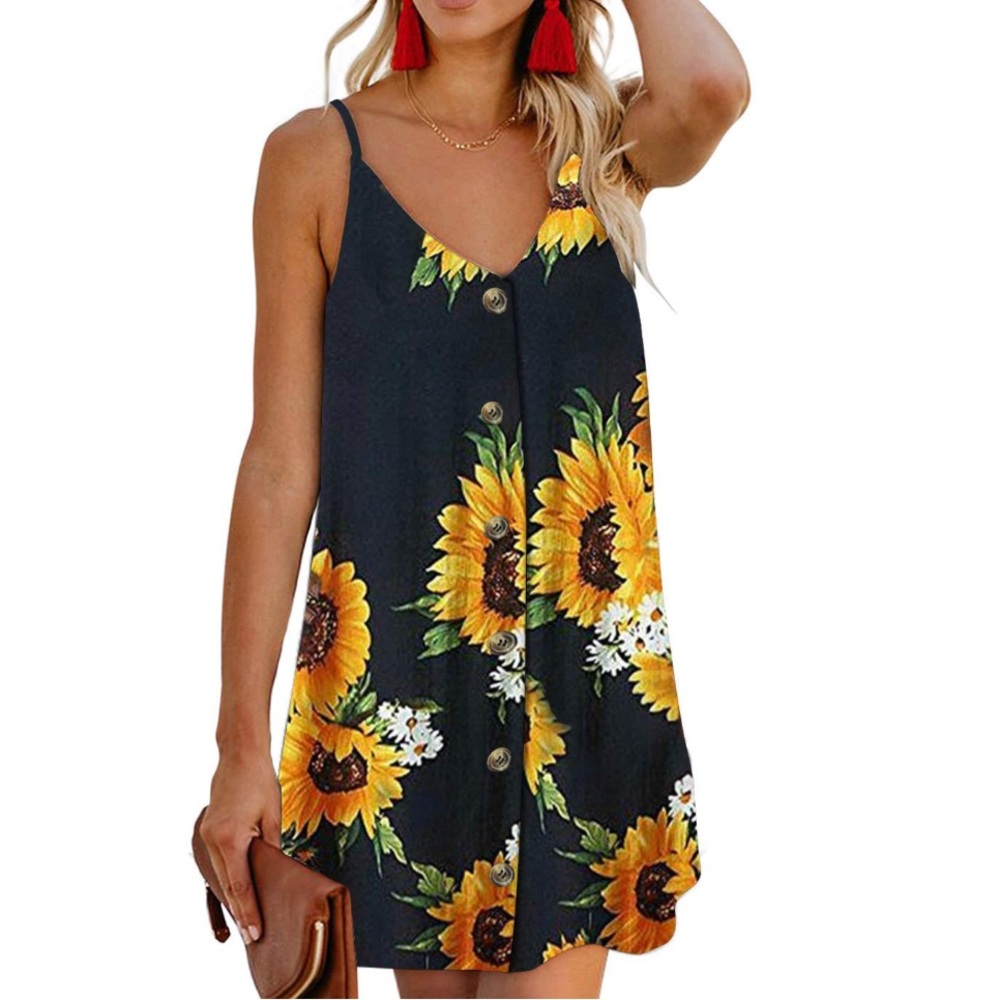 Sunflower Mini Dress